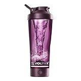 VOLTRX Premium Electric Protein Shaker Bottle, Made with Tritan - BPA Free - 24 oz Vortex Portable Mixer Cup/USB C Rechargeable Shaker Cups for Protein Shakes