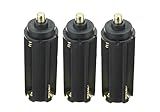 Cafurty Plastic 3xAAA Battery Adapter Tube 3pcs for Handheld Flashlight Torch - Set of 3