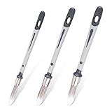 3pcs Paint Brushes for Walls, 0.45/0.6/0.7 inch Small Paint Brush Wall Trim Painting Tools Ideal for Baseboards House Wall Corners Paint Edger Brush and Touch Up Painting