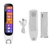 Translation Pen Scanner, Text to Speech Device, OCR Digital Pen Reader, Exam Reading Pen for Students, Dyslexia, Wireless Language Translator for Travelers & International Business Personnel (White)