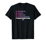 The Real Housewives of Salt Lake City Checklist T-Shirt