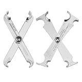 2pcs Scissor Fuel Line Disconnect Tool, 3/4 5/8 1/2 3/8 and 5/16 Inch Fuel Filter Tool Fuel Filter Removal Tool Fuel Line Remover for Quick Disconnection Fuel Line Tool for Many Vehicle Models