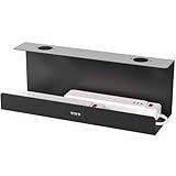 VIVO Under Desk 17 inch Extra Deep Cable Management Tray, Power Strip Holder, Cord Organizer, Wire Tamer for Office and Home, Black, DESK-AC16-1C