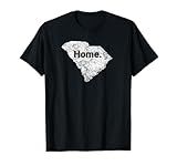 Distressed South Carolina Home T-Shirt