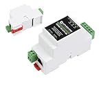 RS485 to RJ45 Ethernet Industrial Serial Server, TCP/IP to Serial, 9~24V Power Supply, RS485 ETH Bi-Directional Data Transmission,Support Rail-Mount,Modbus Gateway/MQTT Gateway, RS485 to JSON, etc.