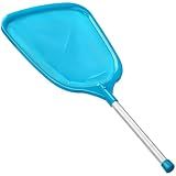 HydraJoy Pool Net, Professional Swimming Pool & Hot Tub Skimmer Net Accessories, Pool Leaf Rake Cleaning Tool with Pole, Fine Nylon Mesh Bag, Easy to Clean Bugs,Leaves,Debris(Blue)