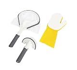 Bestway SaluSpa All-in-One Cleaning Tool Set for Inflatable Hot Tub & Spa - Maintenance Kit with Net, Scrub Brush & Scrubber Mitt Cleaning Accessories
