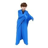 SANHO Dynamic Movement Sensory Body sock, Large,9-12 years old,56''HX28''W,Good for Height:52"-61",Updated Version,Blue