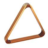 GSE Games & Sports Expert 2-Tone Solid Wood Billiard Triangle or Diamond Pool Ball Racks for 2-1/4" Pool Balls (Triangle Rack)