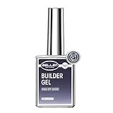 Gellen Salon-Grade Builder Gel for Nails, 5 in 1 Hema Free Clear Builder Gel for Nail Apex Strengthener 20ml Clear Builder GelNail Polish in Upgraded Bottle U V Cured for Home DIY