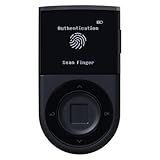 D'CENT Hardware Wallet – Biometric Cold Wallet for Crypto with Fingerprint Authentication | Secure Bluetooth Storage for Bitcoin, Ethereum, XRP, XDC, Solana, Stablecoins & More