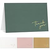 Beautiful Thank You Cards Set of 30 With Envelopes and Stickers - Elegant Blank Cards For Personalized Notes - Perfect Bulk Stationary Set For All Occasions incl. Weddings, Business & Baby Showers