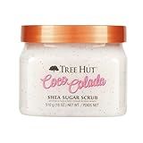 Tree Hut Coco Colada Shea Sugar Scrub, 18 oz, Ultra Hydrating and Exfoliating Scrub for Nourishing Essential Body Care