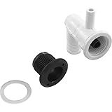 Waterway Euro Snap-in 3/8in. Air Barb x 3/4in. Ribbed Barb Snap-in Spa Jet Body Assembly 212-1630