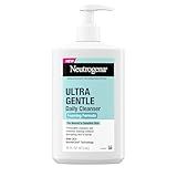 Neutrogena Ultra Gentle Foaming Facial Cleanser, Fragrance Free Hydrating Face Wash for Sensitive Skin, Daily Non Over Drying Makeup Remover, Hypoallergenic, Soap & Dye Free, Non-Comedogenic, 16 Fl Oz