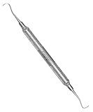 Pomee USA 711-067 Dental Scaler #H6/7, Double-Ended 9.5 mm Ultra-Light Hollow Handle, Autoclavable Instrument for Plaque Removal