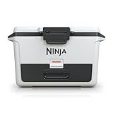 Ninja FB151WH FrostVault 50qt Hard Cooler with Dry Zone, Integrated Fridge-Temp Dry Storage Drawer, Premium Heavy-Duty Insulated Cooler, Keeps Ice for Days, Cloud White