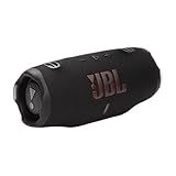 JBL Charge 6 - Portable Waterproof & Drop-Proof Bluetooth Speaker, Bold Pro Sound with AI Sound Boost, 28Hrs of Playtime, Built-in powerbank & Comes with a Sturdy/Removable Carrying Strap (Black)