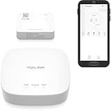 Smart Garage Door Sensor, YoLink 1/4 Mile World's Longest Range Wireless Garage Door Sensor Works with Alexa, IFTTT, Home Assistant, Android-iOS App, Open Reminder Home Security, YoLink Hub Included