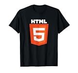 HTML5 HTML Logo Web Programmer Nerd Funny - Computer Coding T-Shirt