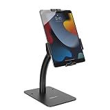 Mount-It! Anti-Theft Tablet Kiosk Countertop Stand, Universal Retail, Black