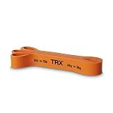 TRX Training Strength Band, Full-Body Resistance Band for Home and Gym Use, Resistance Band for Working Out, 35 lbs - 70 lbs, Orange