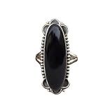925 Sterling Silver Handmade Women Silver-Solid Large Gemstone Black Onyx Ring Gift For Women Wedding/Christmas/Anniversary Ring Size 7