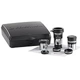 Celestron AstroMaster 8-Piece Eyepiece & Filter Accessory Kit - Includes Two 1.25” Eyepieces, 2X Barlow Lens, Three Filters, Cleaning Cloth and Hard Case Black
