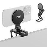 NEEWER Continuity Camera Mount for Desktop Monitor, Magnetic Tri Fold Desk Phone Webcam Holder with Arca Type Base, Compatible with MagSafe iPhone iMac Apple TV 4K Desktop Mac Laptop Samsung, SP08