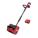 SKIL PWR CORE 20 10" Snow Shovel Kit, 20-Volt 4.0Ah Battery and 60W Charger Included - SNS1000B-13