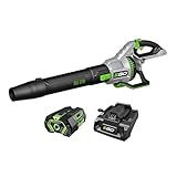 EGO POWER+ Leaf Blower, Cordless Electric 756 CFM, Includes 56V 5.0Ah Battery and Charger - LB7654
