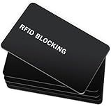 9toa RFID Blocking Card - 5 Pack, Contactless NFC Credit Card ID Protection Safe Bank Card Passport Entire Wallet Purse Shield Protector Blocker Guard (Pack of 5)