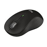 Logitech Signature M550 L Full Size Wireless Mouse - for Large Sized Hands, 2-Year Battery, Silent Clicks, Bluetooth, Multi-Device Compatibility - Black