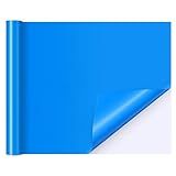 Above Ground Pool Patches - 49*34Inch Vinyl Liner Repair Kit with Rectangle Patch (Blue)