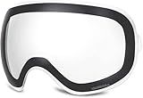 VANRORA X-Mag Ski Goggles Replacement Lens, Clear Lens