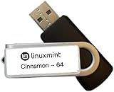 Linux Mint Cinnamon 22 64-bit Live USB Flash Drive, Bootable for Install/Repair