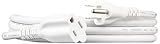 Amazon Basics Extension Cord, 6 Ft, 3 Prong Outlet Extender, Indoor Extension Cord, 13 Amps, 125V, White