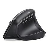 UGREEN Ergonomic Wireless Mouse, Bluetooth & 2.4G Wireless, Quiet Clicks