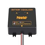 PowMr Battery Equalizer Voltage Balancer - for 24V Lead-Acid AGM Gel Flood Battery Battery Extend Battery Life 1 Year and More HA01Golf Cart Battery Equalizer Battery in Series Battery Balancer