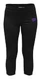 NCAA Crosstown Women's Cropped Active Lifestyle Pant, Kansas State Wildcats, Black, Small