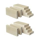 Protalwell Woodstove Firebricks, Size 9" x 4-1/2" x 1-1/4", 12-Pack