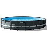 INTEX 26327EH 22ft X 48in Ultra XTR Deluxe Above Ground Swimming Pool Set – Includes 2100 GPH Cartridge Sand Filter Pump – SuperTough Puncture Resistant – Rust Resistant – Easy to Assemble