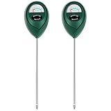 Thlevel Plant Moisture Meter, Plant Water Meter, Soil Moisture Meter for House Plants for Garden, Lawn, Farm, Indoor & Outdoor Use, No Batteries Required (2 Packs Green)