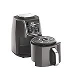 Ninja AF161 Max XL Air Fryer that Cooks, Crisps, Roasts, Bakes, Reheats and Dehydrates, with 5.5 Quart Capacity, and a High Gloss Finish, Grey