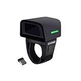 ScanAvenger 1D 2D QR Ring Barcode Scanner – Wearable Mini Bluetooth Wireless Finger Reader, USB & 2.4GHz, Compatible with iOS, Android, Windows, for Warehouse, Store & Inventory Use