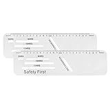 Muka 2 PCS Truck Logbook Rulers