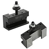 Thomletha 2Pcs Turning Tool Holder 250-001 Quick Change Tool Post Set Tool Post OXA Fit for Lathe Machine