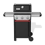 Weber Spirit E-310 Liquid Propane Gas Grill for Outdoor Cooking and BBQ, 3 Burners, Black