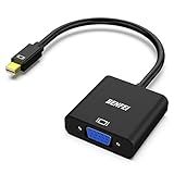 BENFEI Mini DisplayPort to VGA Adapter, Mini DP Display Port to VGA (Thunderbolt Compatible) Male to Female Adapter for ThinkPad SurfacePro PC