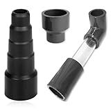 AC Drain Cleaner Tool - Wet Vac Attachment for HVAC Drain Lines Adapter to Unclog and Evacuate 3/4" - 1" Lines